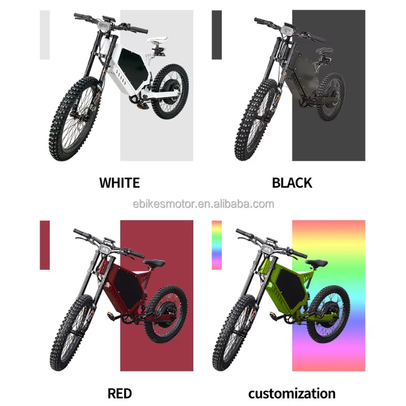Modifikasyon En Güçlü Dağ 72V  - 72V 12000W Electric Dirt Bike incelemesi ve fiyatı